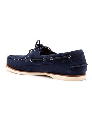 Blue suede driver loafers BERWICK 1707 | 5604BLU